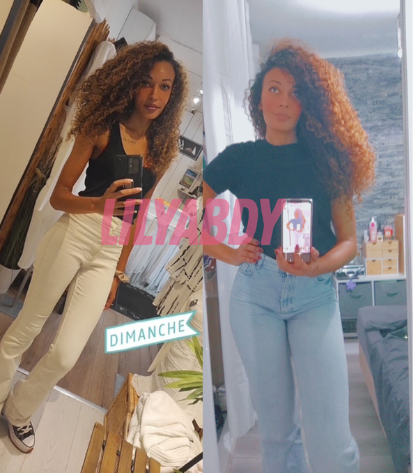 Avant après transformation silhouette femme avec prise de poids naturelle et développement des formes grâce à Lilyabdy