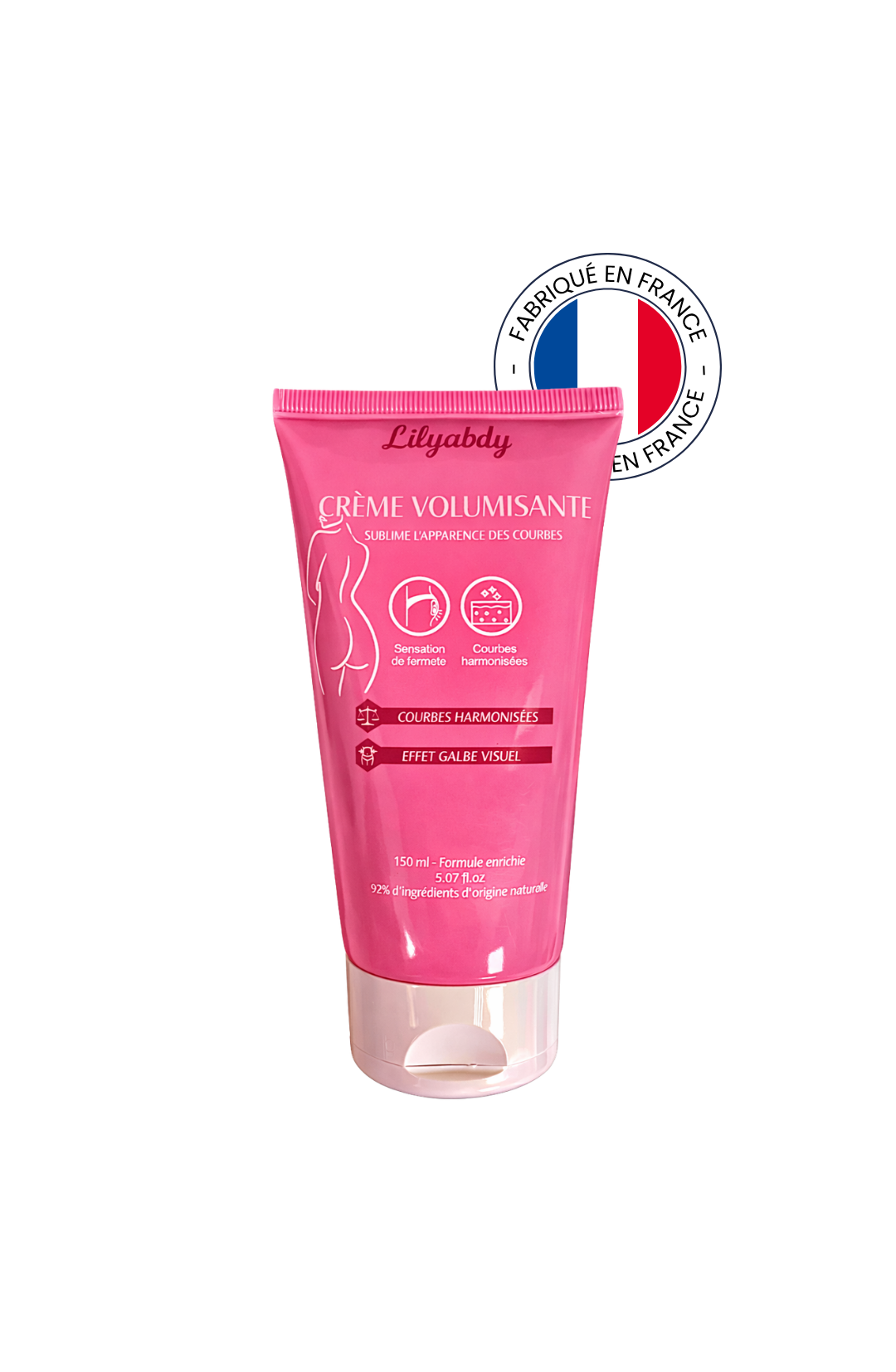 crème volumisante et galbante pour fesses et hanches avec effet galbe naturel